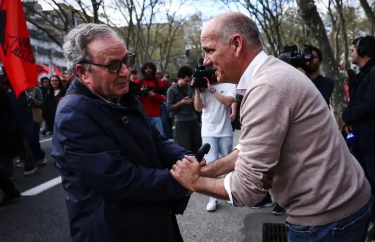 Manifestação contra a crise da habitação em Lisboa